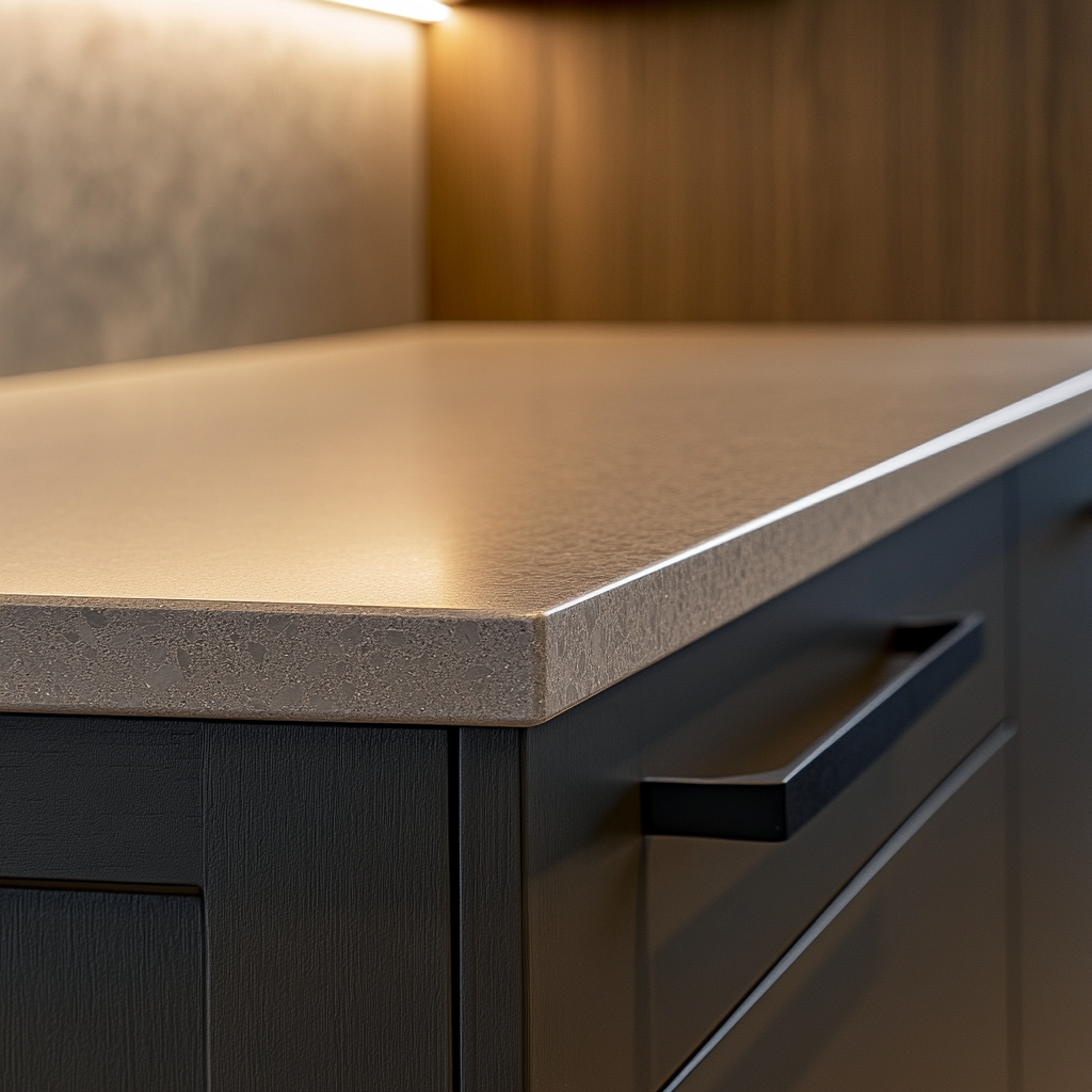 Kitchen countertop detail