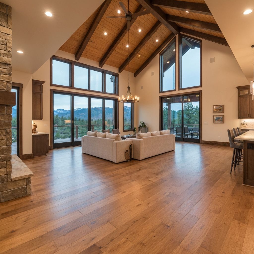 Beautifully renovated Colorado home with vaulted ceilings and mountain views